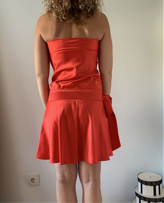 Vestido vermelho United Colors of Benetton
