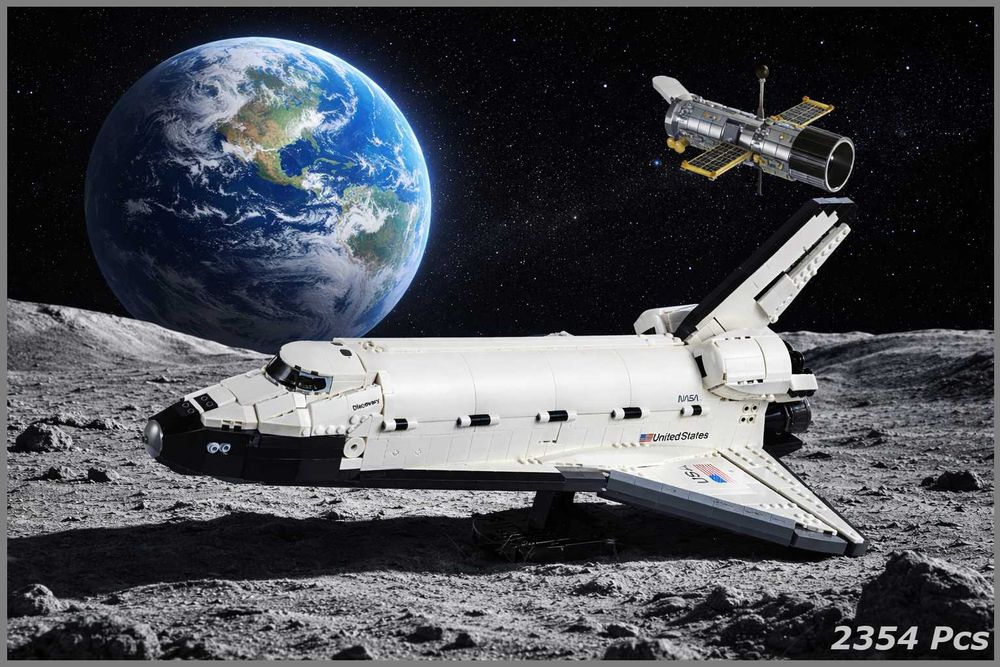 Klocki Prom Kosmiczny Wahadłowiec Discovery NASA (Model 10283)