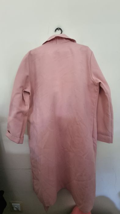 Różowy płaszczyk damski Missguided 48 4xl plus size