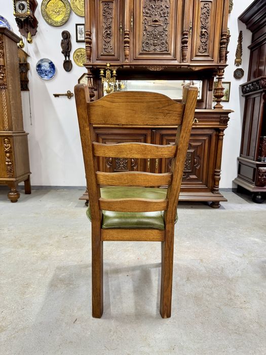 Дубові обідні стільці комплект дубовые стулья Мебель из Голландии