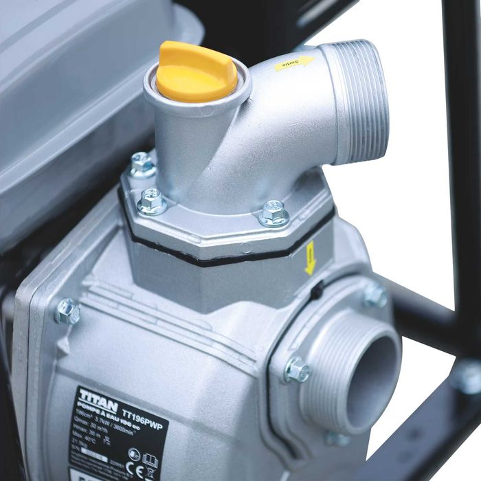 Pompa spalinowa do czystej wody TITAN TT196PWP 3,7kW 5KM do 500 l/min