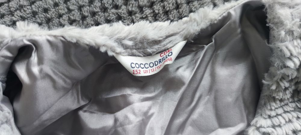 Futrzana kamizelka bezrękawnik Coccodrillo 152 cm
