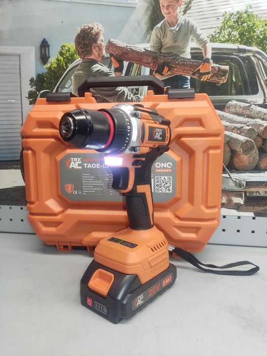 Шуруповерт Безщітковий акумуляторний шурупокрут Tex.AC TAOE-CD34