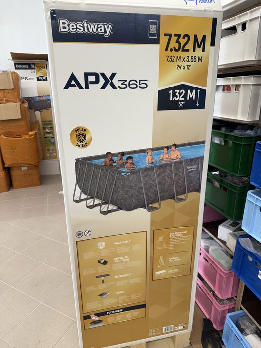 Kompletny stelaz do basenu 7,32x3,66. Basen