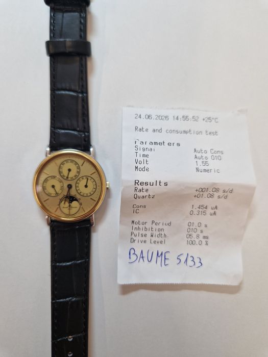 Baume & Mercier Full Calendar Moonphase 5133 - Italian Dial