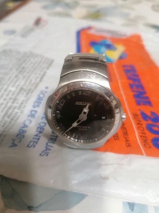 Seiko em aço homem
