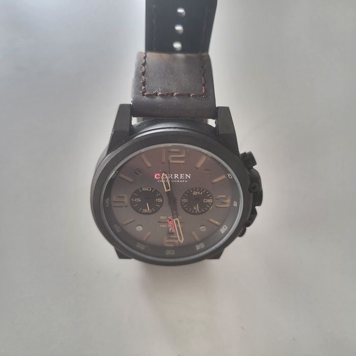 Zegarek CURREN brązowy - tarcza 46mm - używany