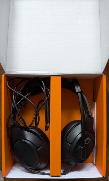 Headset Auriculares USB com Microfone e Cancelamento de Ruído