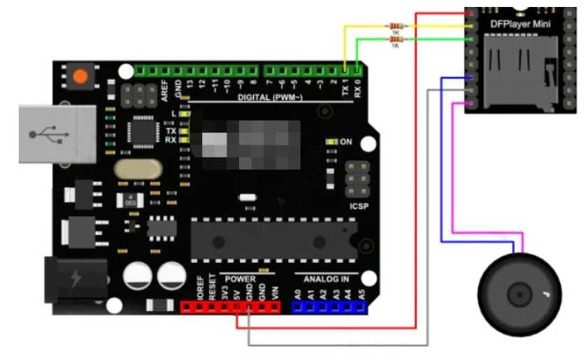 Modulo MP3 com SD card para ARDUINO, musica e som no seu projecto