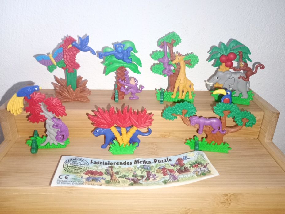 Zestaw z Kinder niespodzianki puzzle 3D