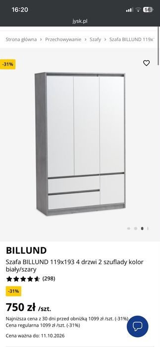 Szafa Billund White