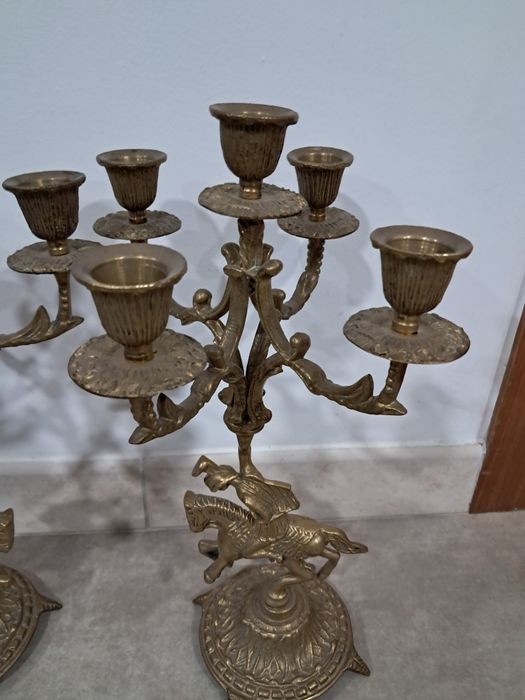 Castiçais de 5 velas