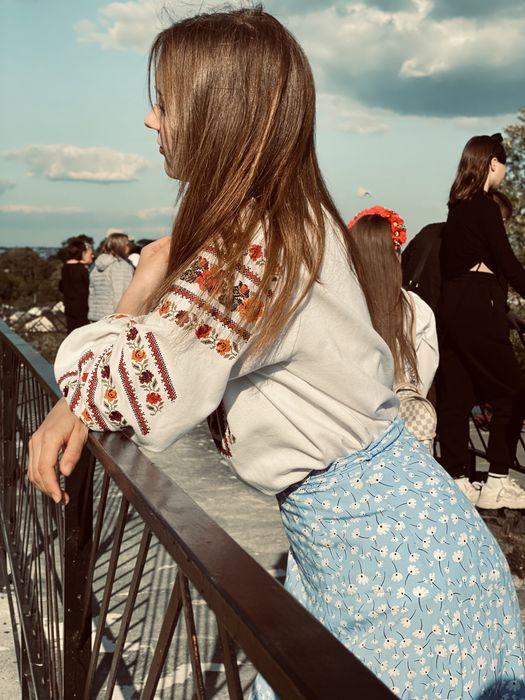 спідниця міді, літня