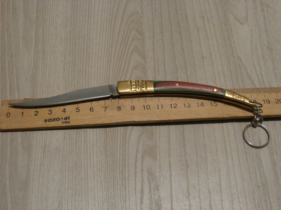 Складной нож туриста Наваха,нож брелок Navaja с кольцом 15-18-20 см