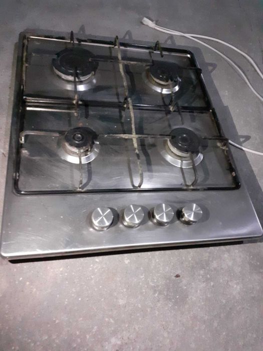 Placa de encastrar de 4 bicos a gás