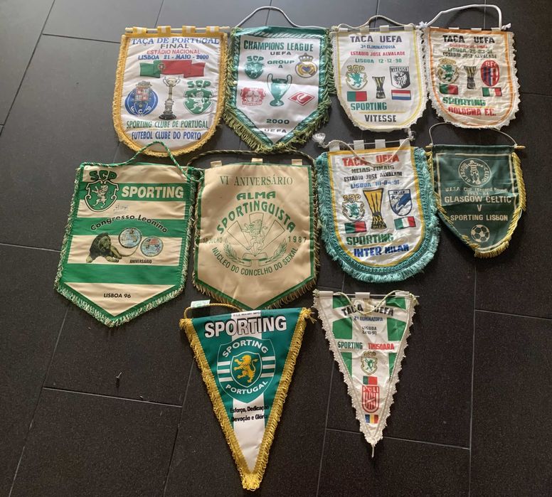 Galhardetes do SCP várias competições