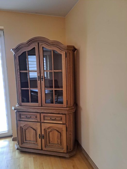 Antyczne dębowe meble w bardzo dobrym stanie (ława gratis!)