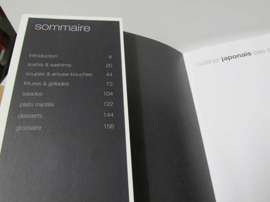 Livro culinária Japão: "Cuisiner japonais pas à pas" de Jody Vassallo
