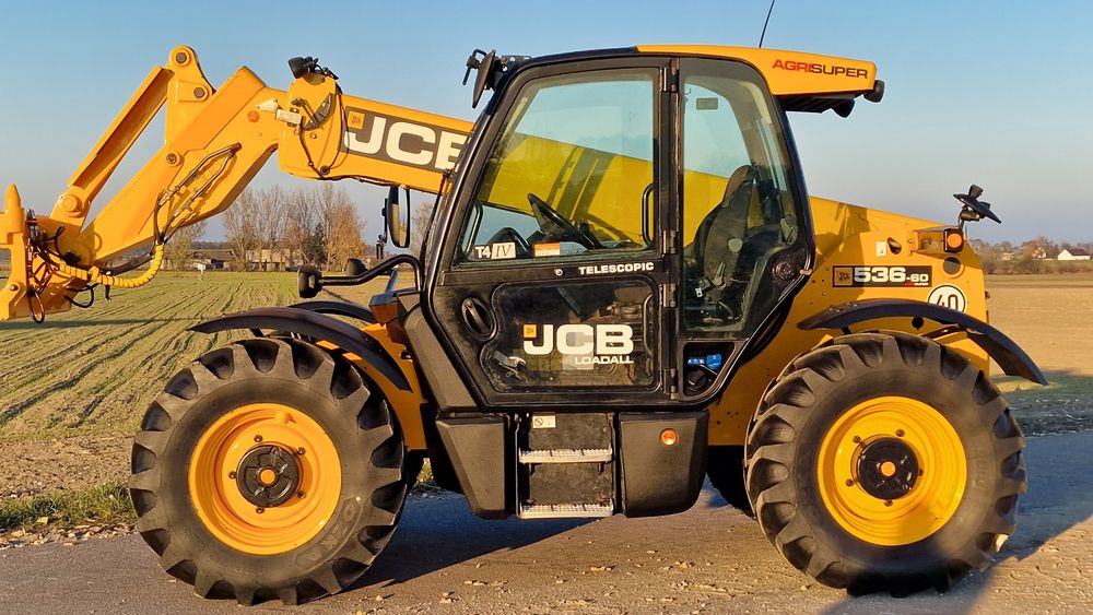 Ładowarka Teleskopowa JCB 536-60 AgriSuper 17r,Piękna, Klimatyzacja