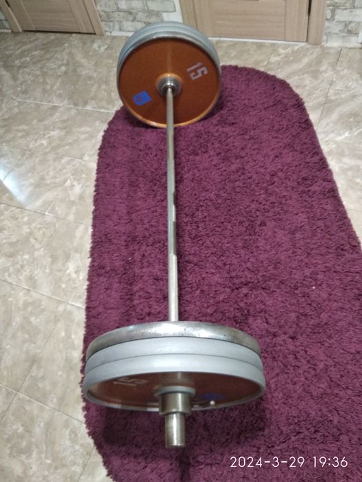 Штанга Олімпійська 50 мм, 100 кг+(ціна за гриф..: 3 000 грн. - Атлетика ...