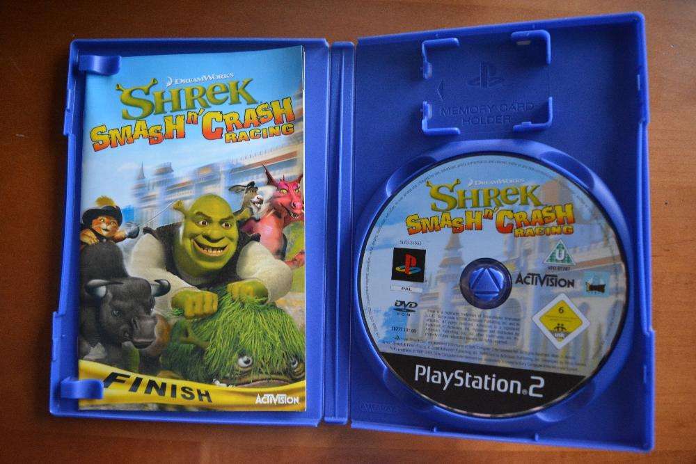 Shrek Smash n' Crash Racing PS2 Usado