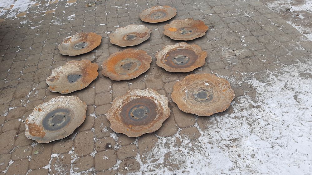 Диски борони на сковорідку