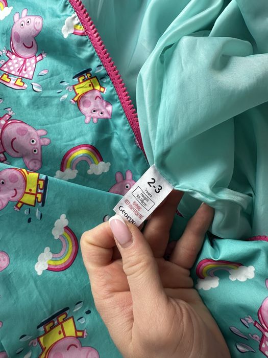 Kombinezon cienki przeciwdeszczowy świnka peppa 92/98