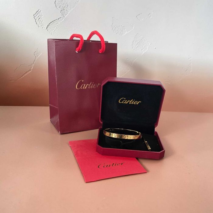 bransoletki cartier love gold