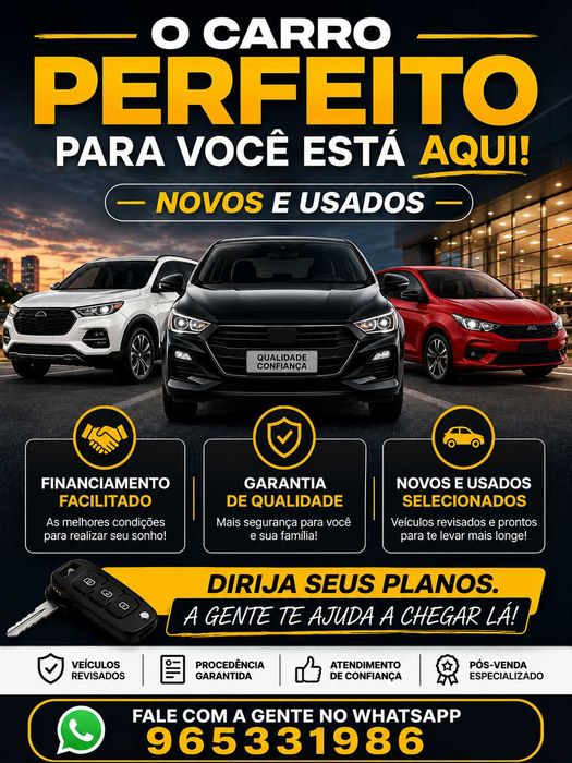 Carros de várias marcas e modelos