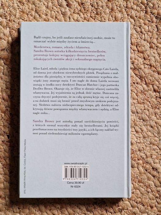 Książka za 10 zł - Sandra Brown Rykoszet - Thriller