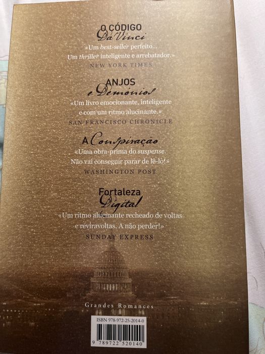 Livro  O Simbolo Perdido Dan Brown