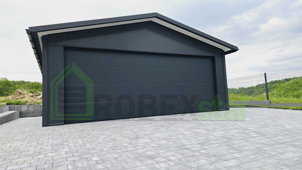 Garaż ocieplany z płyty warstwowej PIR 6x5,80 MONTAŻ CAŁY KRAJ