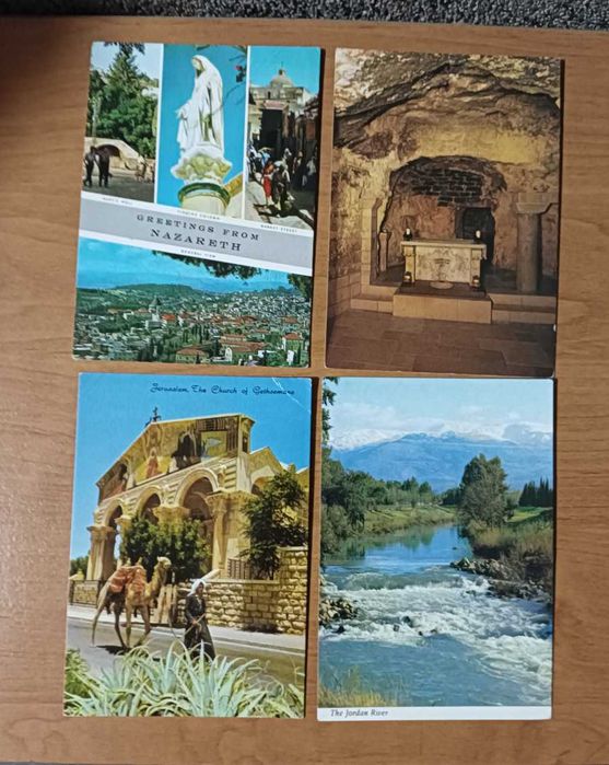 Stare pocztówki Jerozolima 1970 roku