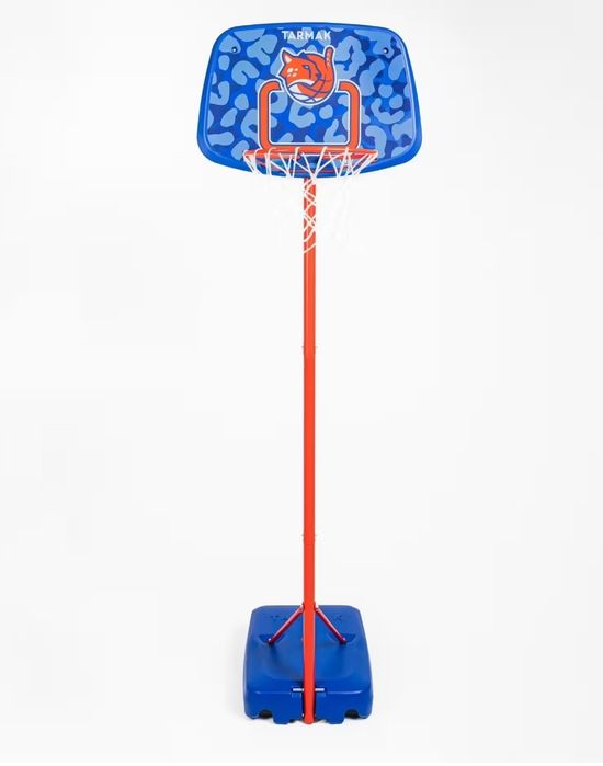 Tabela de Basquetebol Pé Regulável 1,30 m a 1,60 m - K500 Aniball Criança Azul