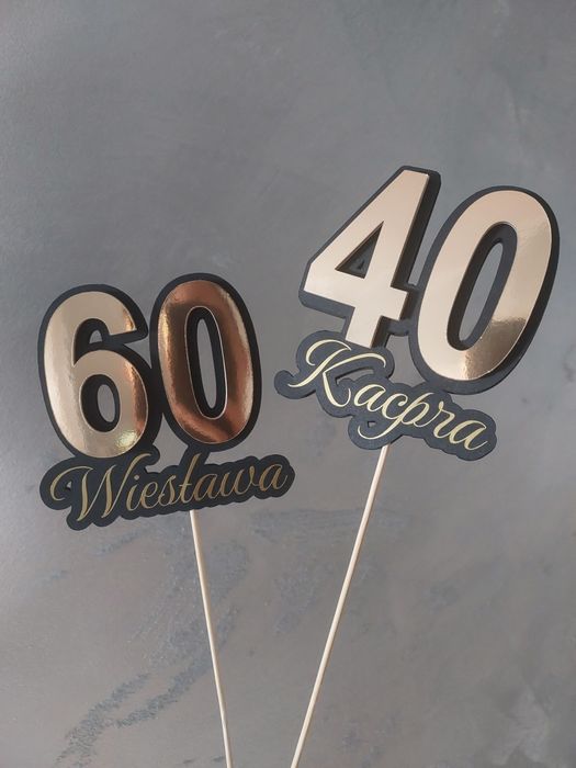 Toppery na tort - papierowe