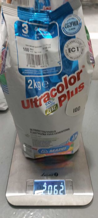 Fuga cementowa Mapei Ultracolor Plus 100 Biały 2 kg