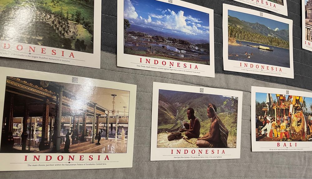 Kolekcja zestaw pocztówek Indonezja Bali 14 szt.