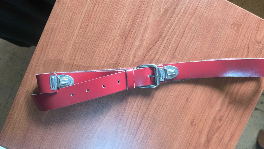 Cinto Vermelho Com Fivelas - Parfois