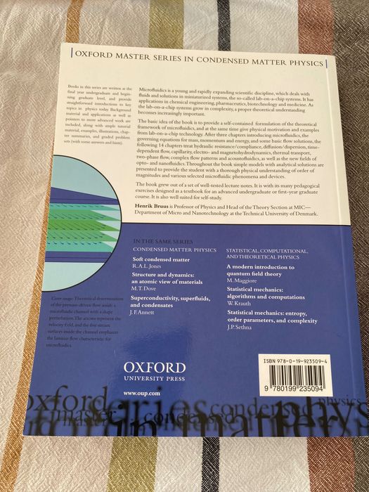 Book Theoretical Microfluidics (Henrik Bruus)64564390680706121