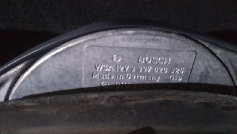 Estrutura Limpa Parabrisas Mercedes-Benz E-Class (W210)