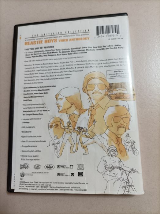 DVD Beastie Boys The Creterion Collection