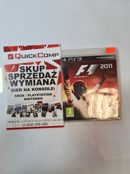 Gra PlayStation 3 PS3 Formula 1 2011 Gwarancja 1 Rok QUICK-COMP