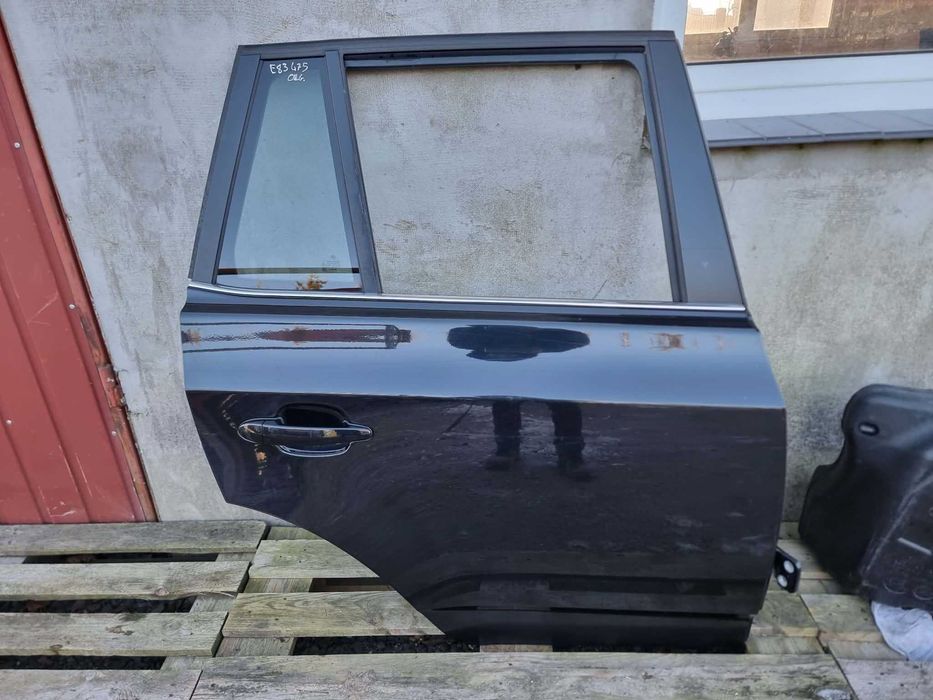 BMW e83 x3 drzwi prawy tył kompletne black saphire 475