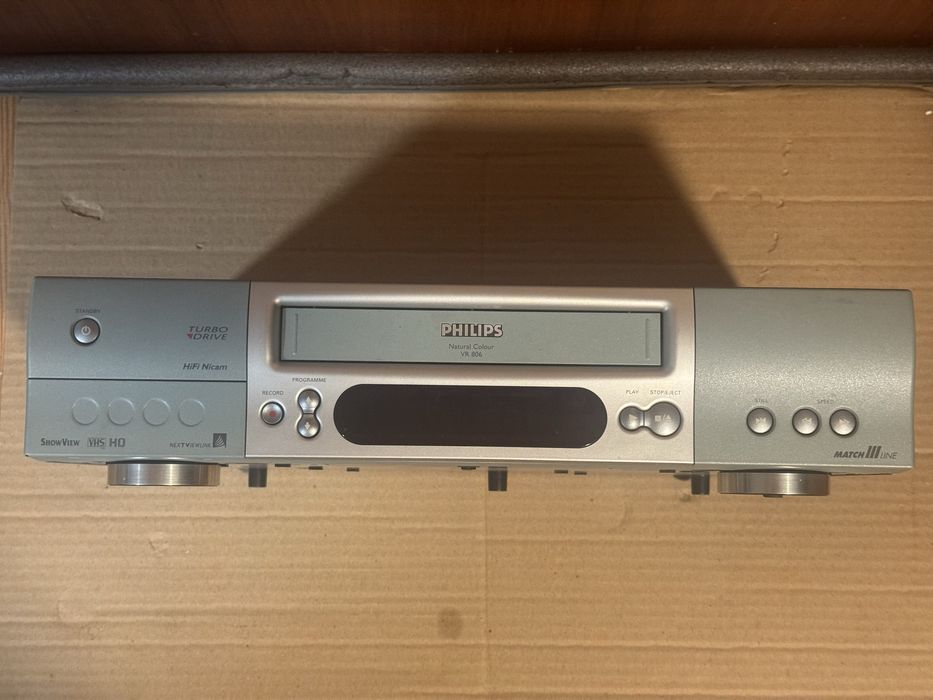 Leitor gravador VHS Philips