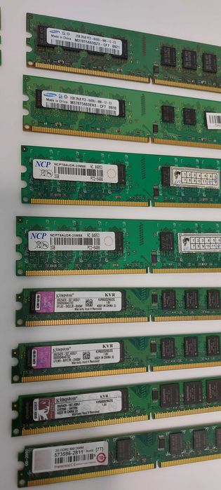 Компютерна оперативна память  DDR 512 1G DDR2 1G 2G DDR3 2G