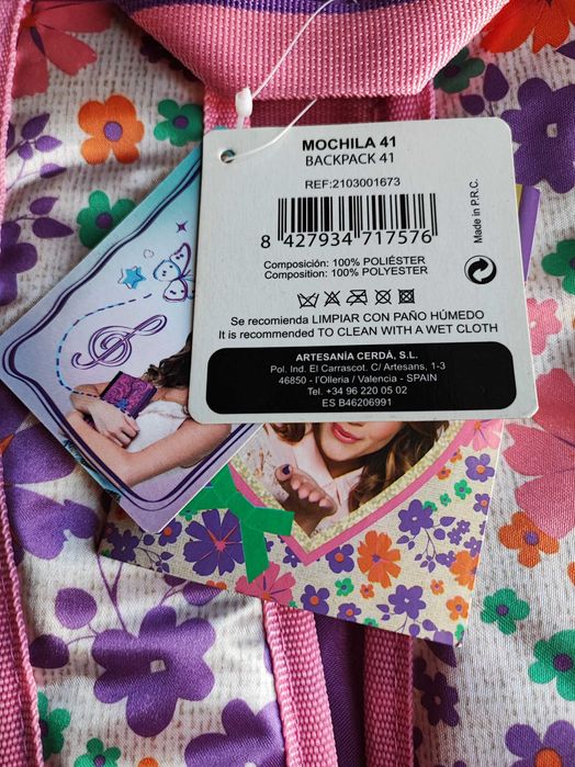 Mochila estudante Violetta - nova