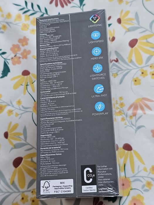 Logitech G502 X Plus Mouse447268509671772162