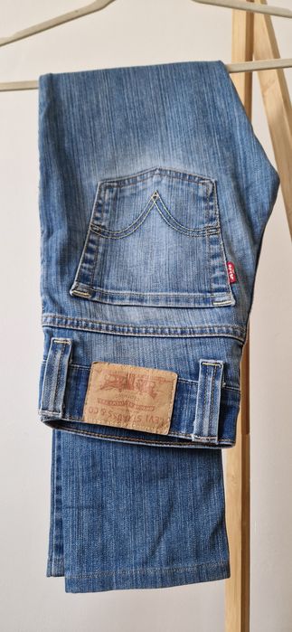 Levi’s 503 | jeansy proste 26x32 | klasyczny niebieski denim