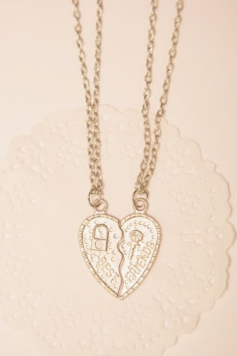 Подвески "Половинки сердца" - Best friends