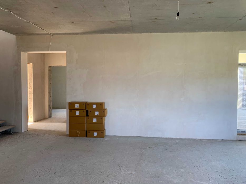 Стяжка пола машинная за 1 день, штукатурка стен